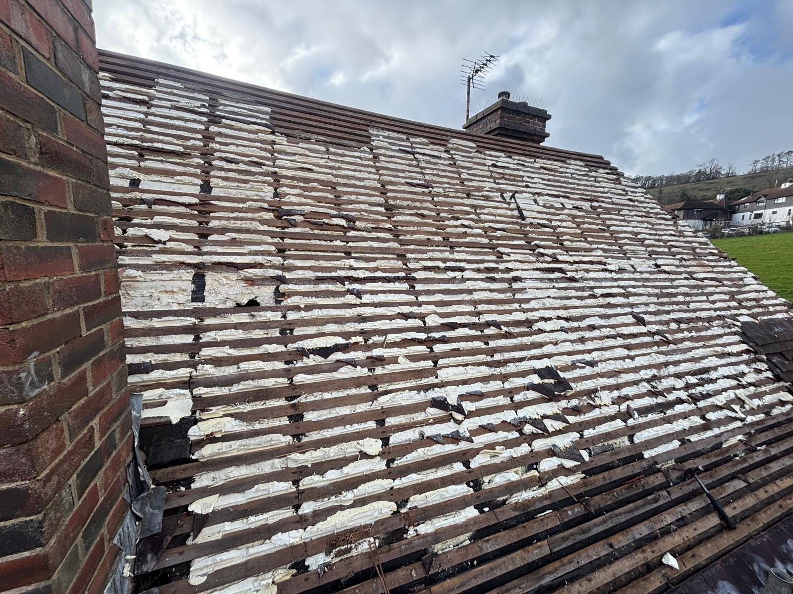 Before: Full re-roof — West Sussex